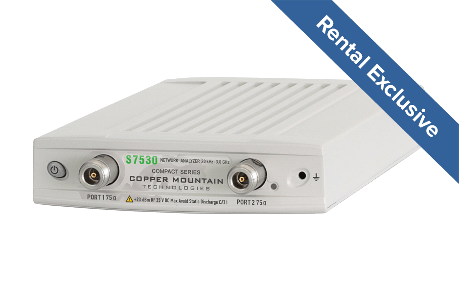 Rental Exclusive: S7530 2-Port 75 Ω 3 GHz Vector Network Analyzer - PT. Sumber Instrumindo